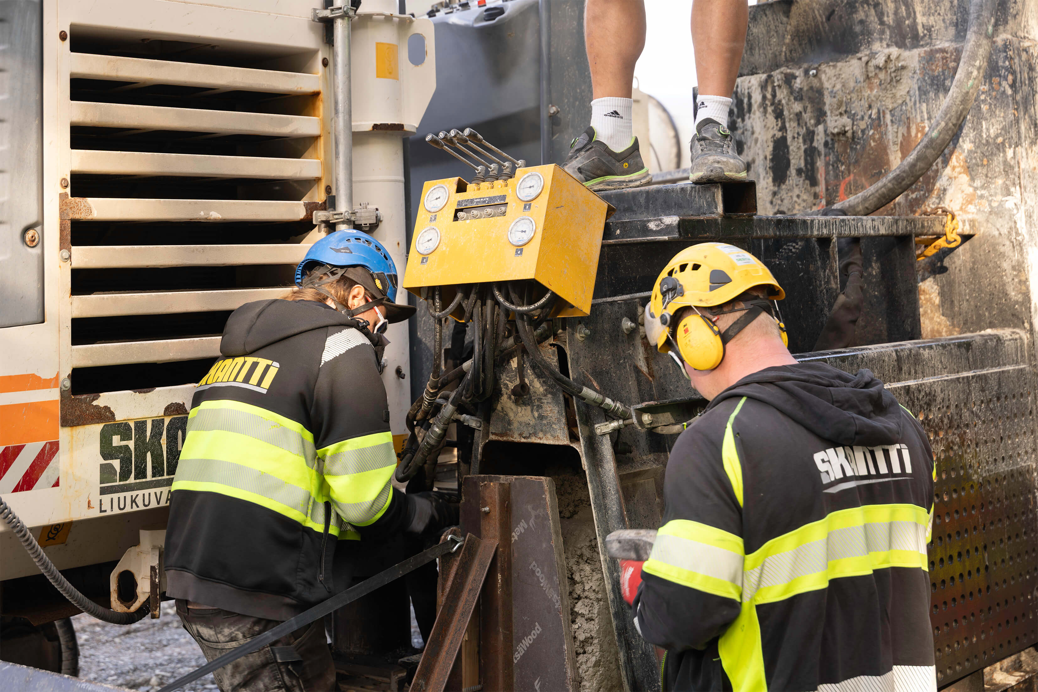 Skantti tiimi lähikuva